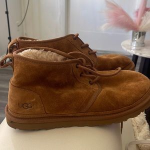 Ugg laceup neumel boots size 10